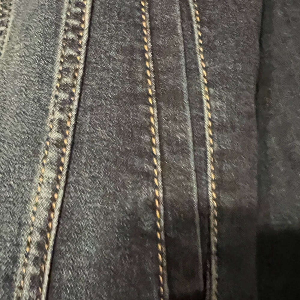WELL WORN DK BLUE STRETCH COMFORT DENIM JACKET - Picture 5 of 9